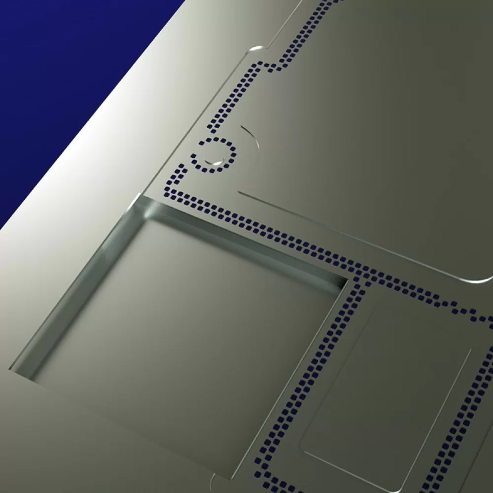 Picture of MECHANIC BGA Reballing Stencil 4D Grooved  Steel Stencil with Leakproof for iPhone 11 Pro / 11 Pro Max / 11